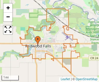 Area schools map
